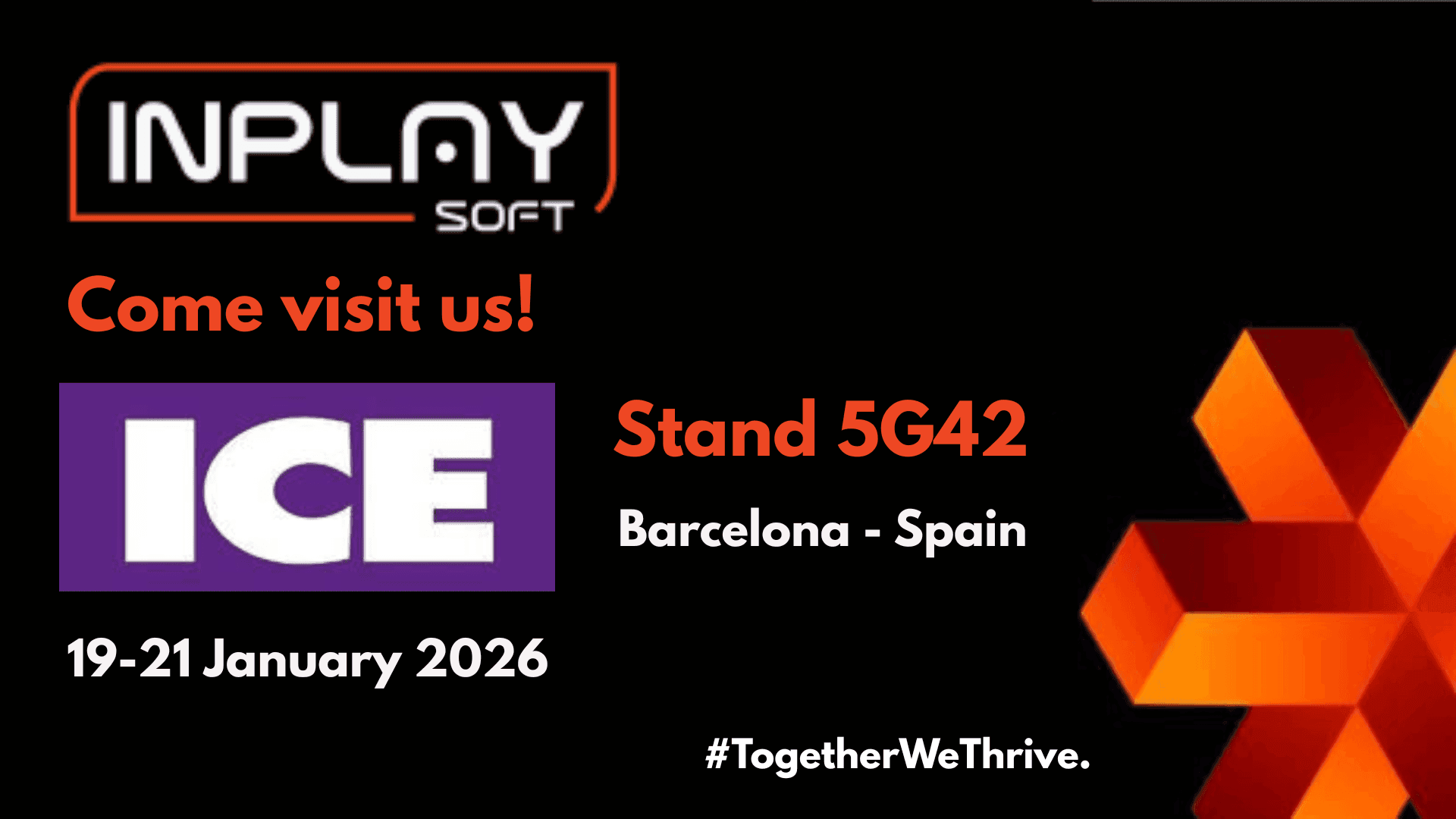 InPlaySoft Strengthens Global Positioning with Booth at ICE Barcelona 2026